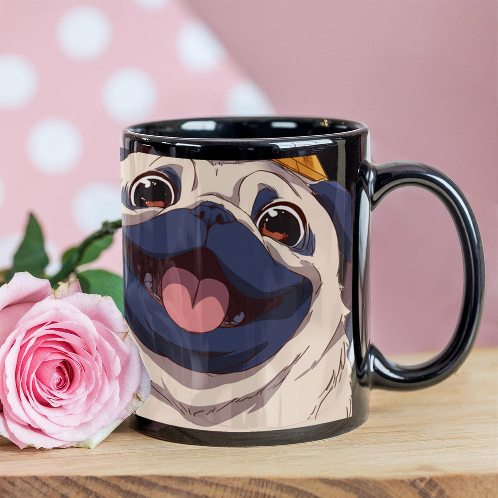 Happy Pug Hug Coffee Mug