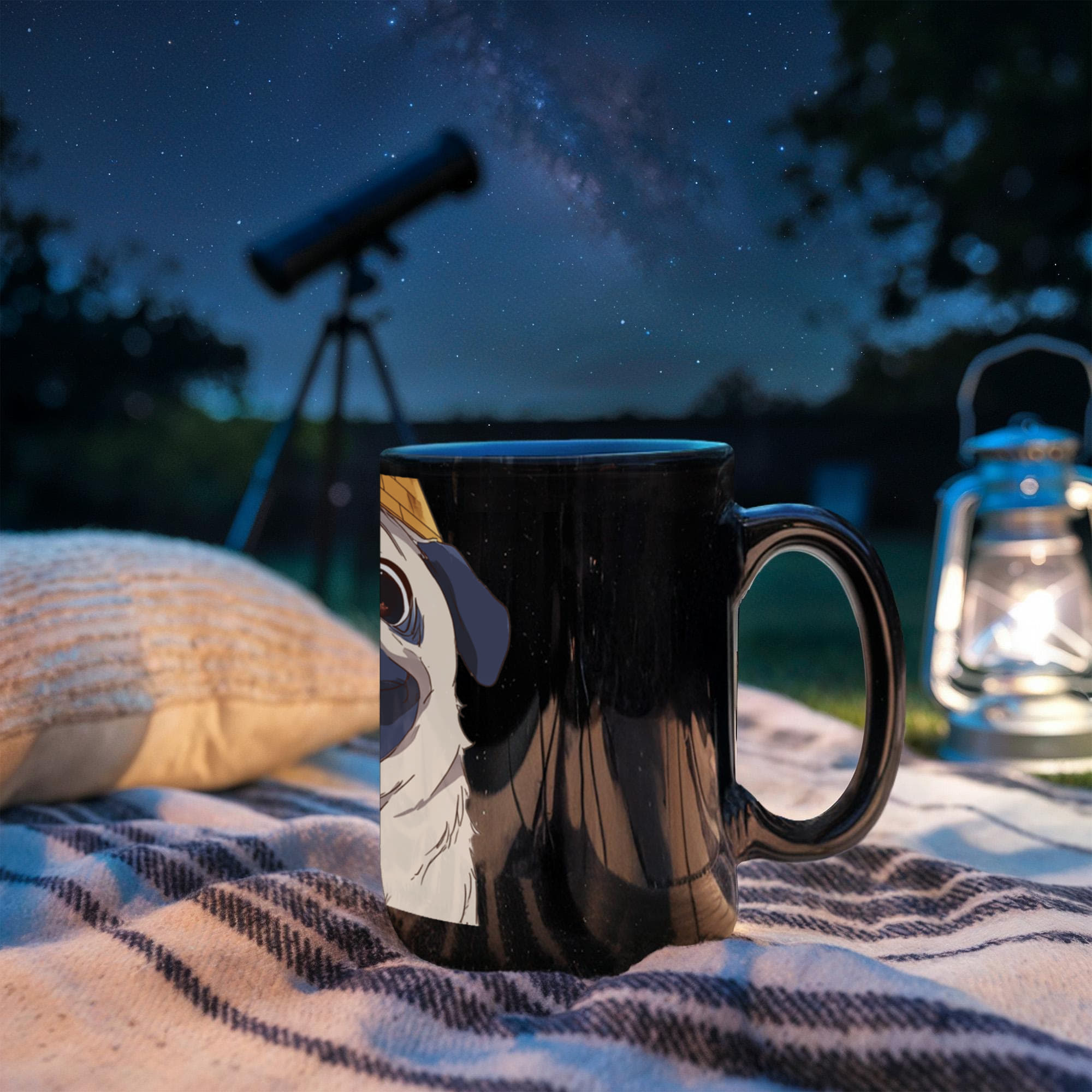 Happy Pug Hug Coffee Mug